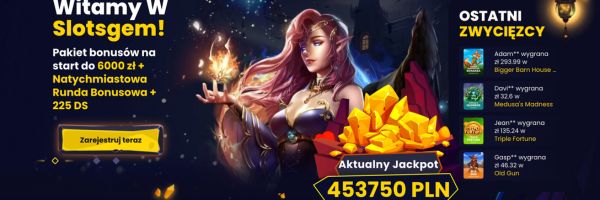 Slotsgem Casino bonus bez depozytu